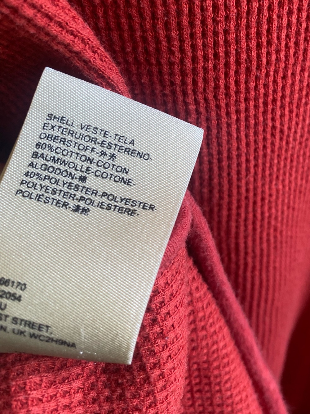 Anthropologie Red Waffle Knit Sweater - Picture 10 of 10